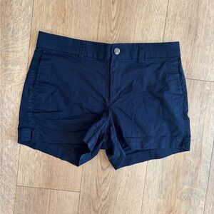 Old Navy Everyday Shorts Women’s Size 8 Navy Blue Casual Cotton Chino Shorts